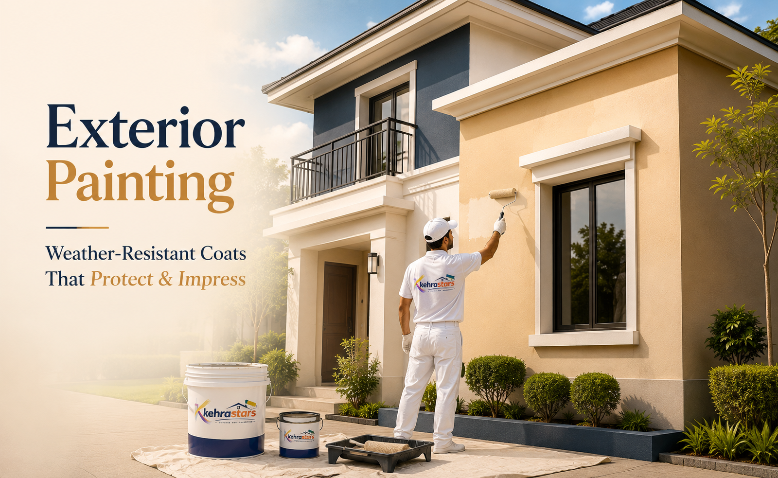 Exterior painting project