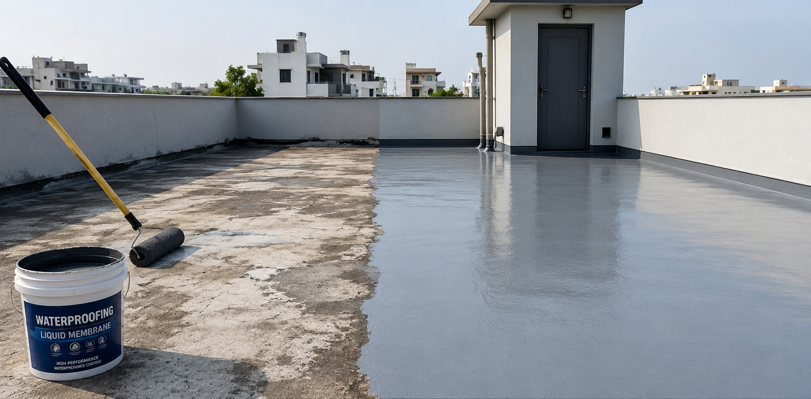 Terrace waterproofing project