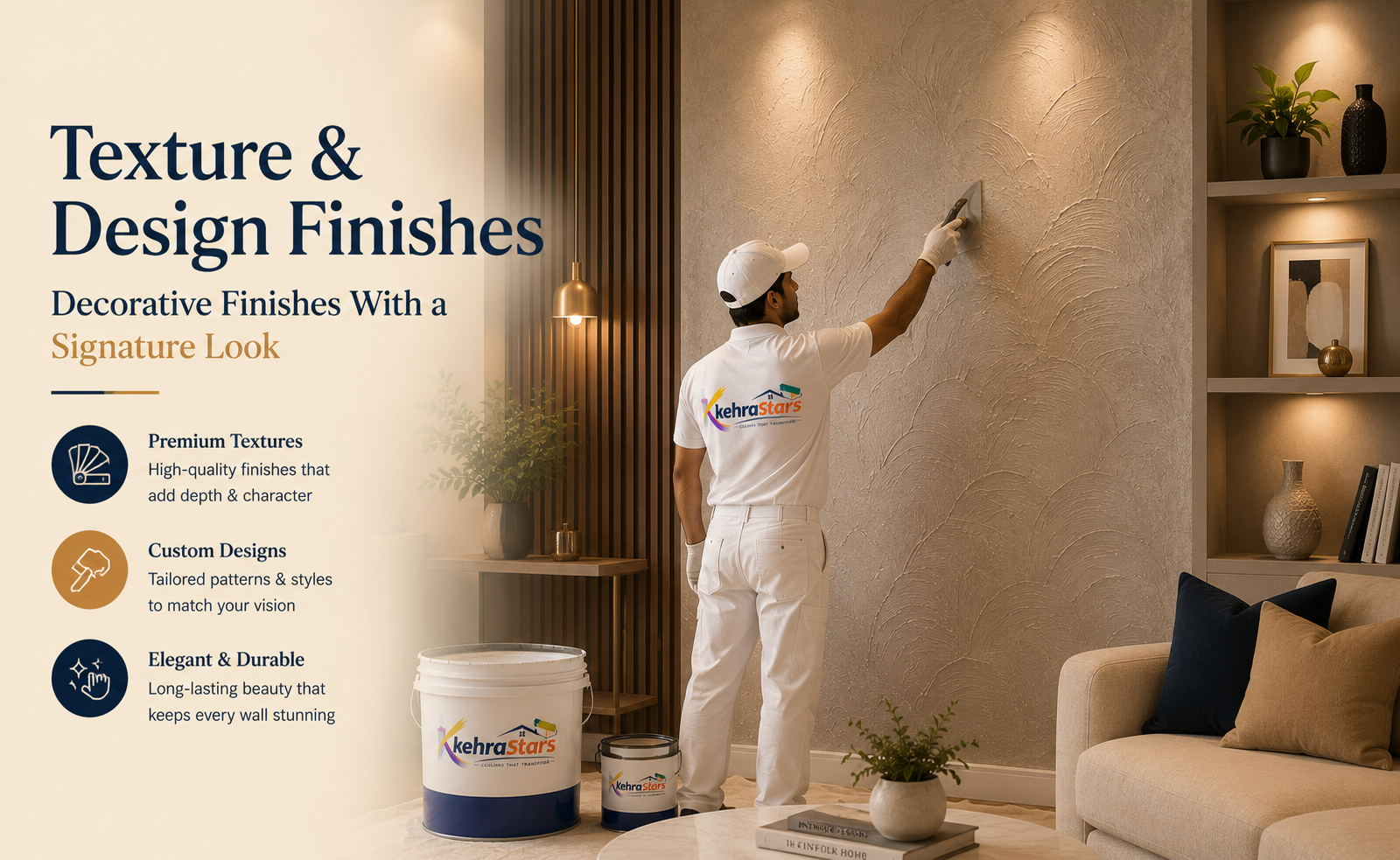Texture and design finish project